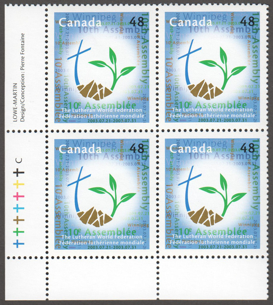 Canada Scott 1992 MNH PB LL (A12-10) - Click Image to Close